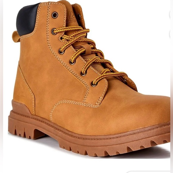 NEW IN BOX OZARK TRAIL MEN'S TROY II FAUX SUEDE WORK BOOTS- SIZE 9.5 - Picture 2 of 4